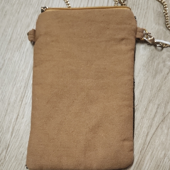 Kaytee Be Wild Beaded Clutch - White, Black, and Brown - Picture 5 of 7